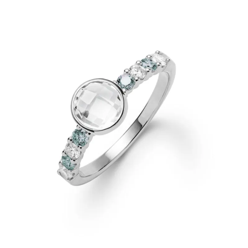 Personalized Rosecliff Grand Ring in 14k Gold sold by Haverhill