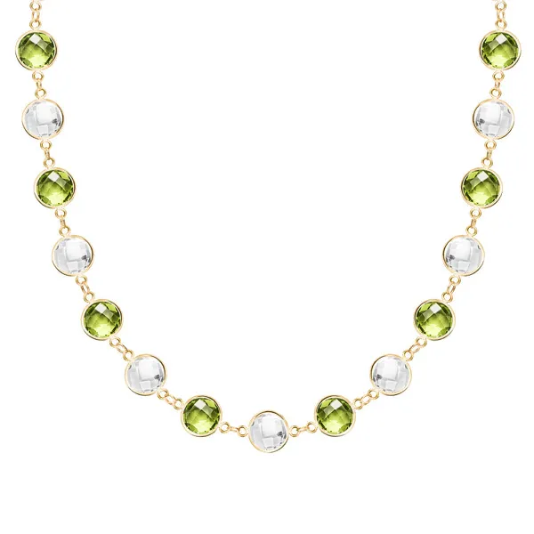 Personalized Newport Grand Necklace in 14k Gold sold by Haverhill