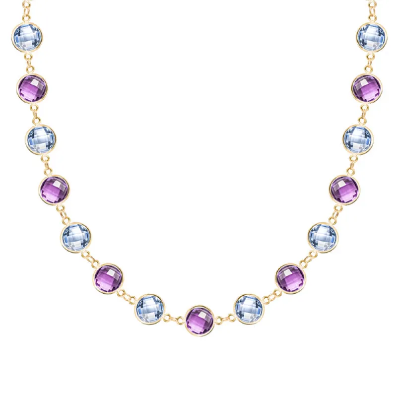 Personalized Newport Grand Necklace in 14k Gold sold by Haverhill