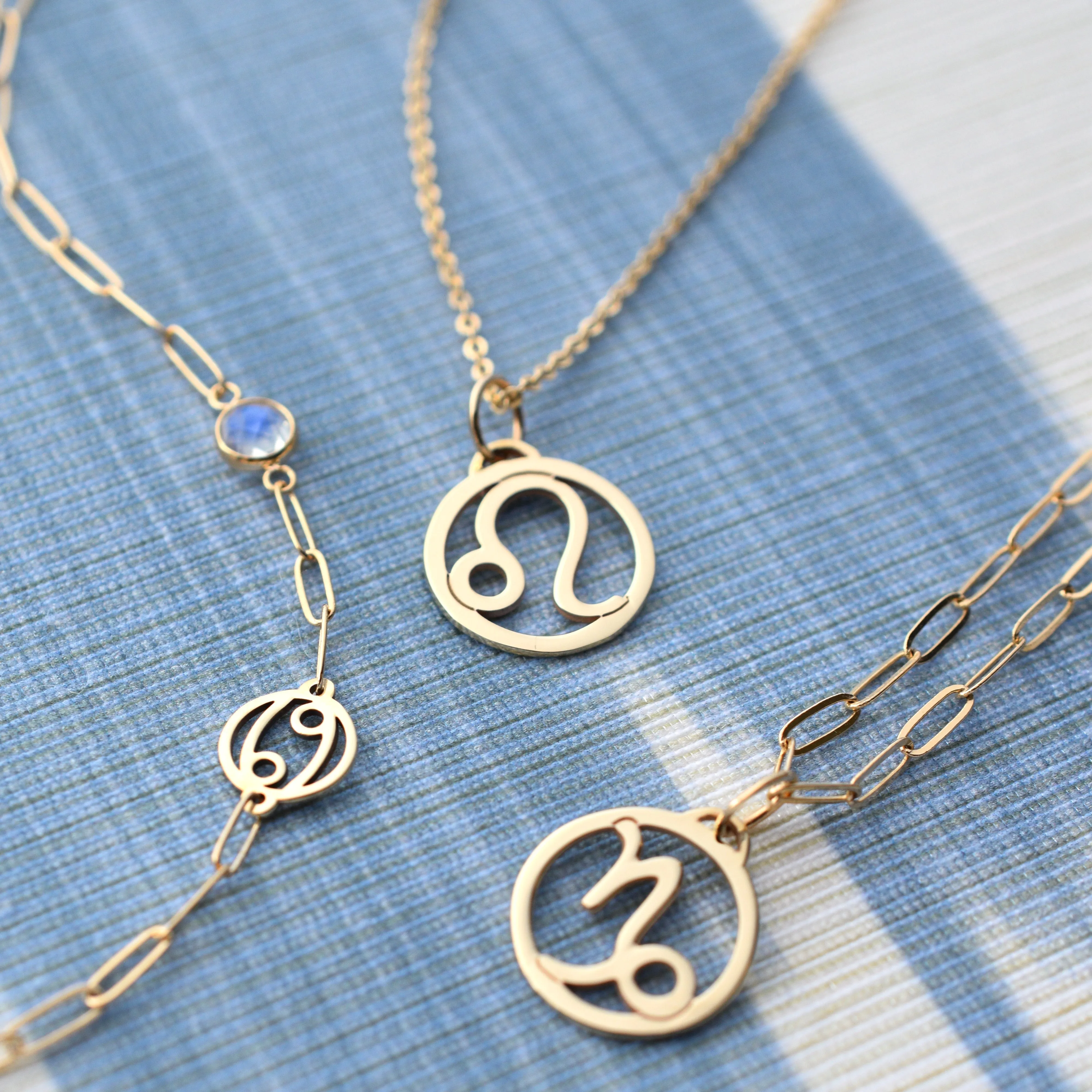 Personalized Zodiac Pendant in 14k Gold sold by Haverhill product image thumbnail 3