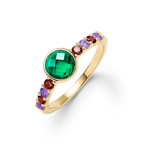 Personalized Rosecliff Grand Ring in 14k Gold sold by Haverhill