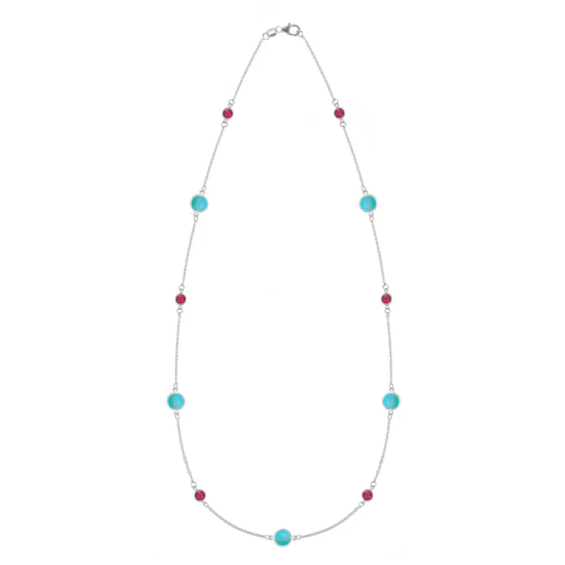 Personalized Bayberry Grand & Classic 11 Stone Necklace in 14k Gold sold by Haverhill