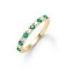 Personalized Rosecliff Birthstone Stackable Ring in 14k Gold sold by Haverhill