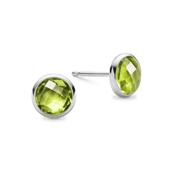 Grand Birthstone Stud Earrings in 14k Gold sold by Haverhill