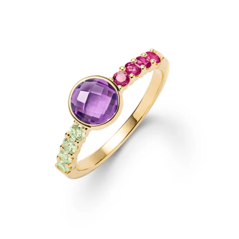 Personalized Rosecliff Grand Ring in 14k Gold sold by Haverhill