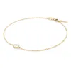 Personalized Grand 1 Birthstone Bracelet in 14k Gold sold by Haverhill