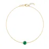 Personalized Grand 1 Birthstone Bracelet in 14k Gold sold by Haverhill