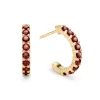 Personalized Rosecliff Birthstone Earrings in 14k Gold sold by Haverhill
