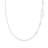 Personalized Classic Infinity & 3 Birthstone Necklace in 14k Gold sold by Haverhill