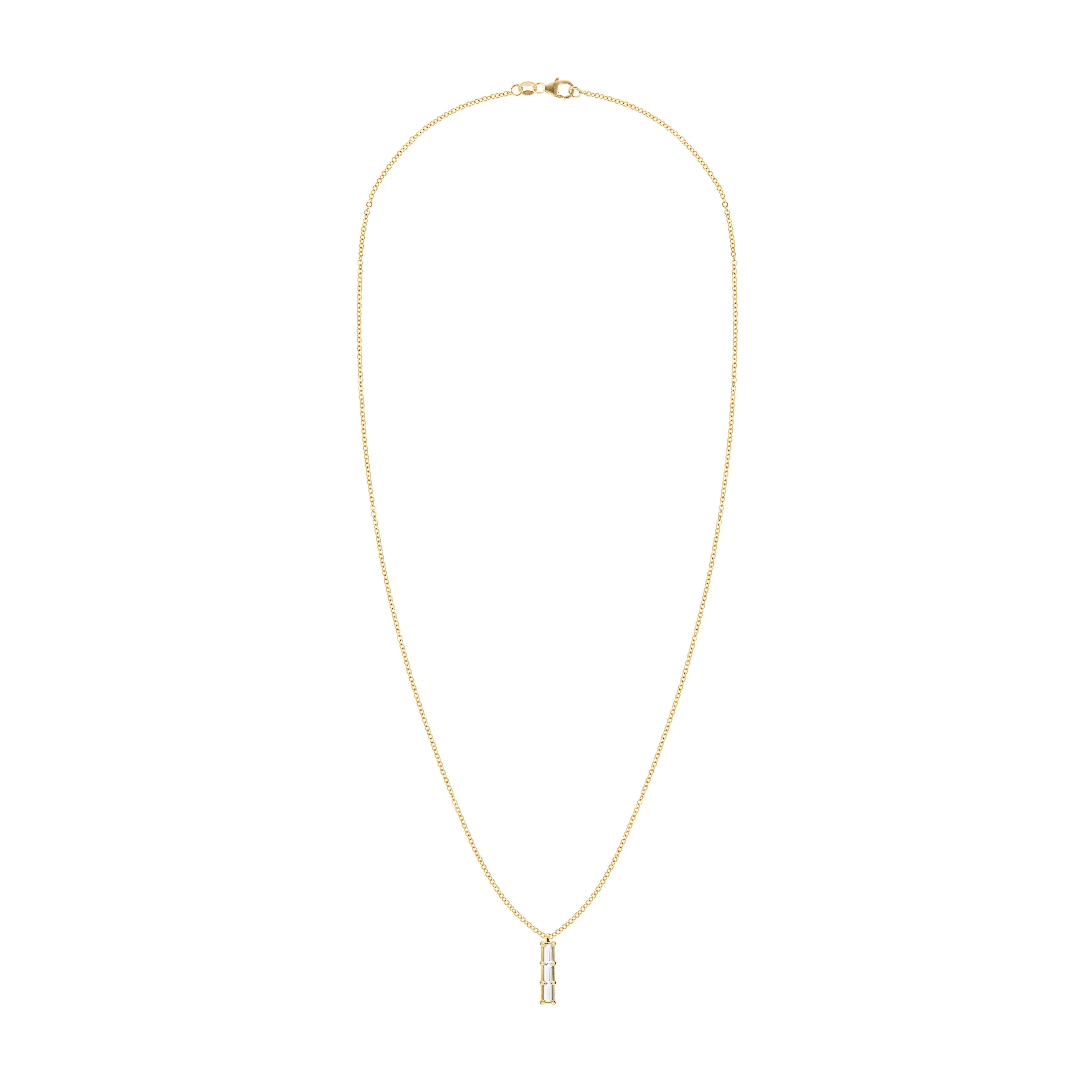 Personalized Providence 3 Birthstone Pendant in 14k Gold sold by Haverhill product image thumbnail 4