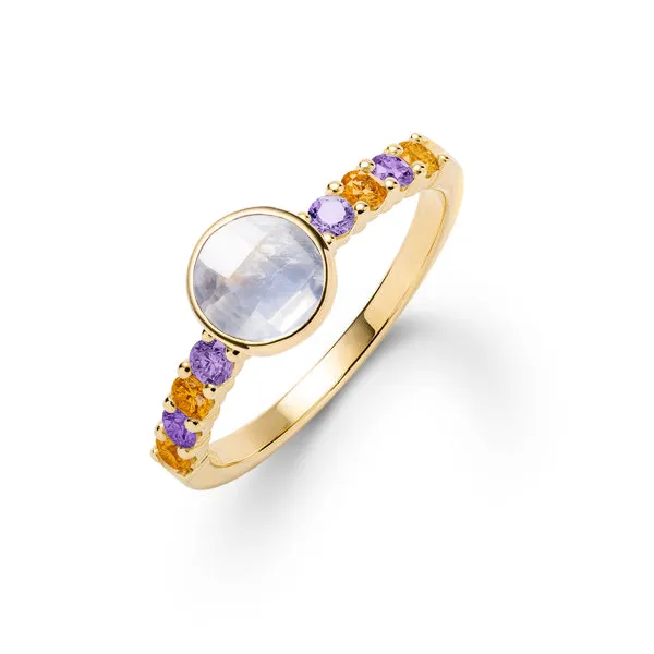 Personalized Rosecliff Grand Ring in 14k Gold sold by Haverhill