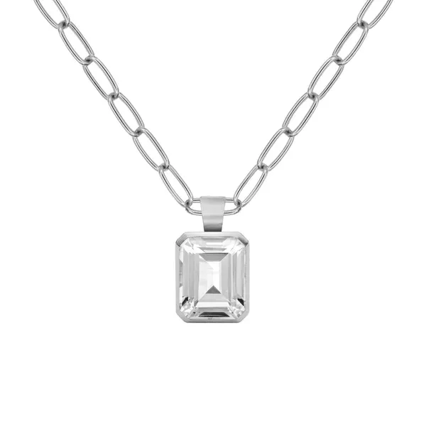 Personalized Warren Birthstone Pendant in 14k Gold sold by Haverhill