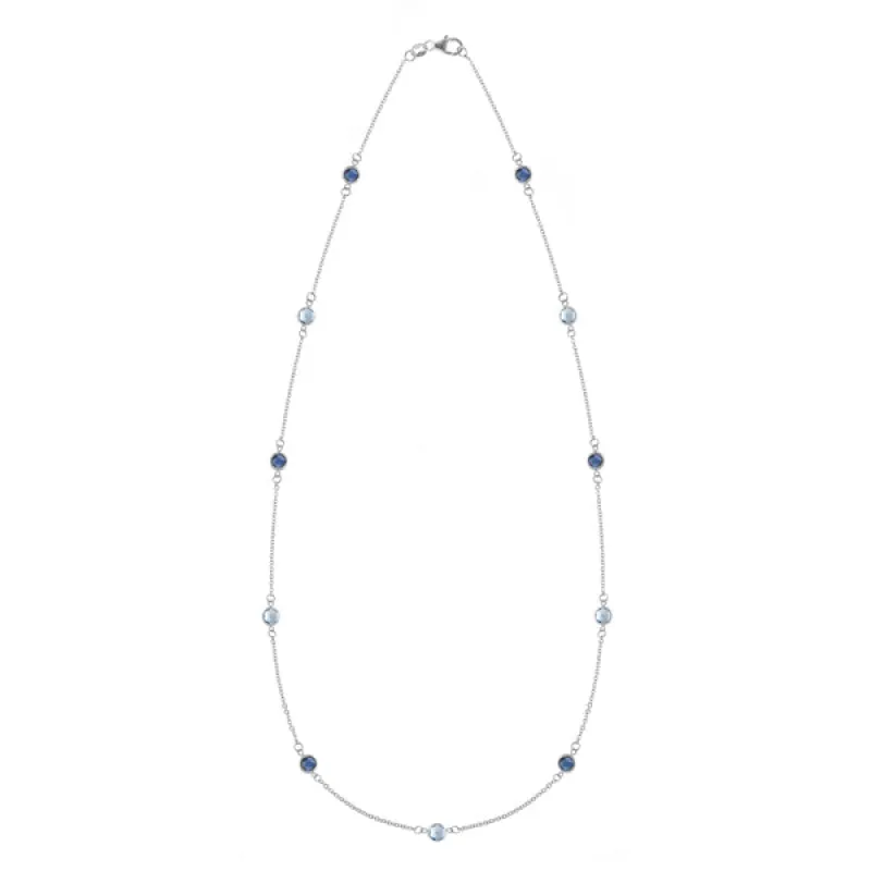 Personalized Bayberry 11 Birthstone Necklace in 14k Gold sold by Haverhill