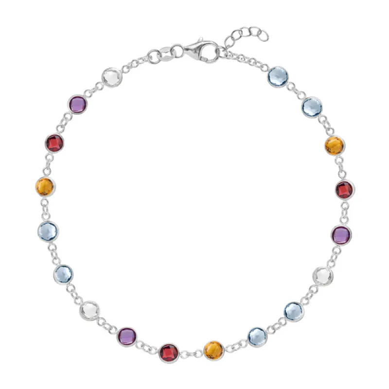 Personalized Newport Birthstone Bracelet in 14k Gold sold by Haverhill