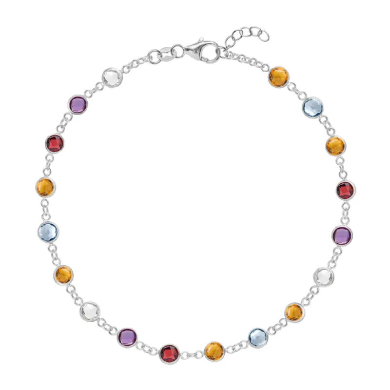 Personalized Newport Birthstone Bracelet in 14k Gold sold by Haverhill