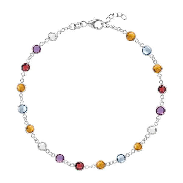 Personalized Newport Birthstone Bracelet in 14k Gold sold by Haverhill