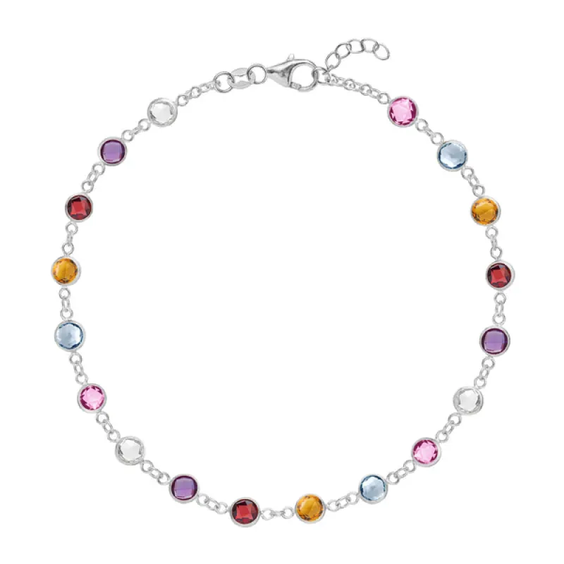 Personalized Newport Birthstone Bracelet in 14k Gold sold by Haverhill