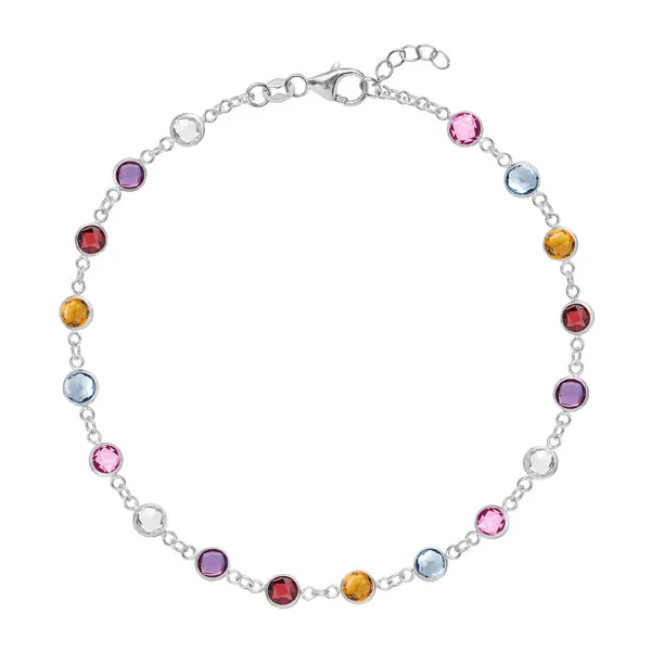 Personalized Newport Birthstone Bracelet in 14k Gold sold by Haverhill