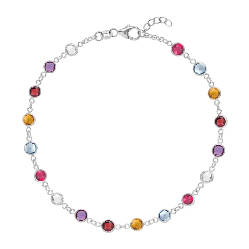 Personalized Newport Birthstone Bracelet in 14k Gold sold by Haverhill