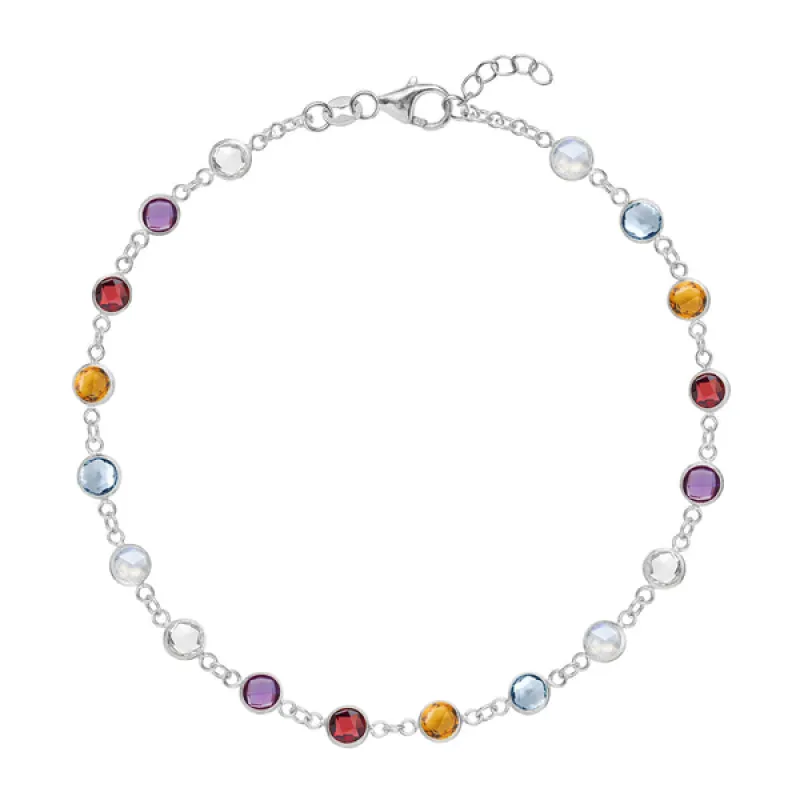 Personalized Newport Birthstone Bracelet in 14k Gold sold by Haverhill