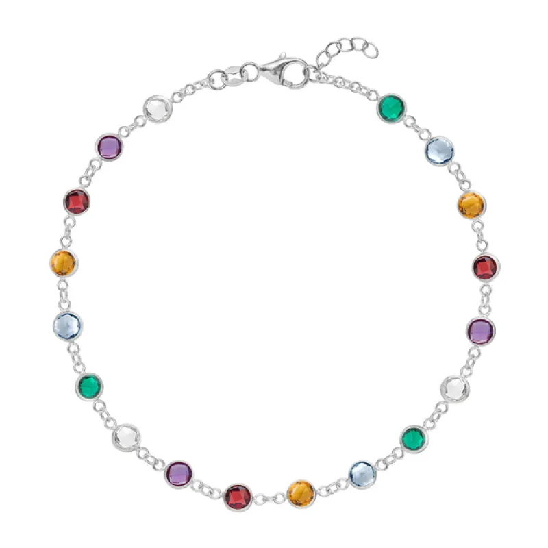 Personalized Newport Birthstone Bracelet in 14k Gold sold by Haverhill