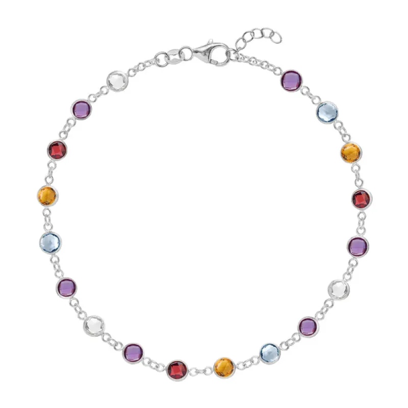 Personalized Newport Birthstone Bracelet in 14k Gold sold by Haverhill