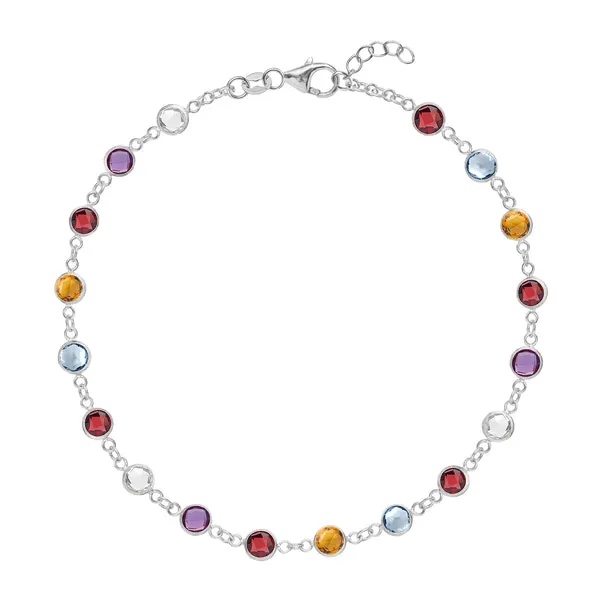 Personalized Newport Birthstone Bracelet in 14k Gold sold by Haverhill