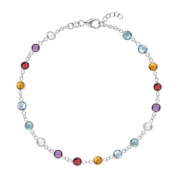 Personalized Newport Birthstone Bracelet in 14k Gold sold by Haverhill