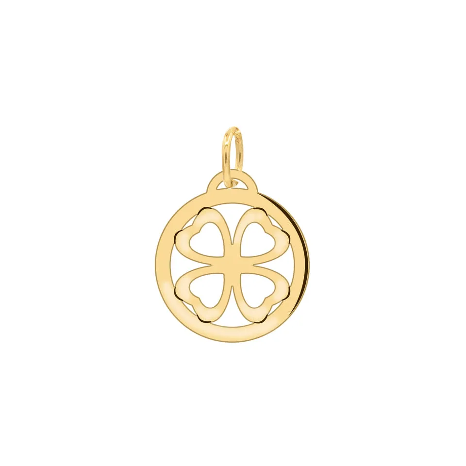FREE Clover Pendant in Solid 14k Yellow Gold sold by Haverhill