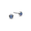 Petite Sapphire Stud Earrings in 14k Gold (September) sold by Haverhill