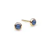 Petite Sapphire Stud Earrings in 14k Gold (September) sold by Haverhill