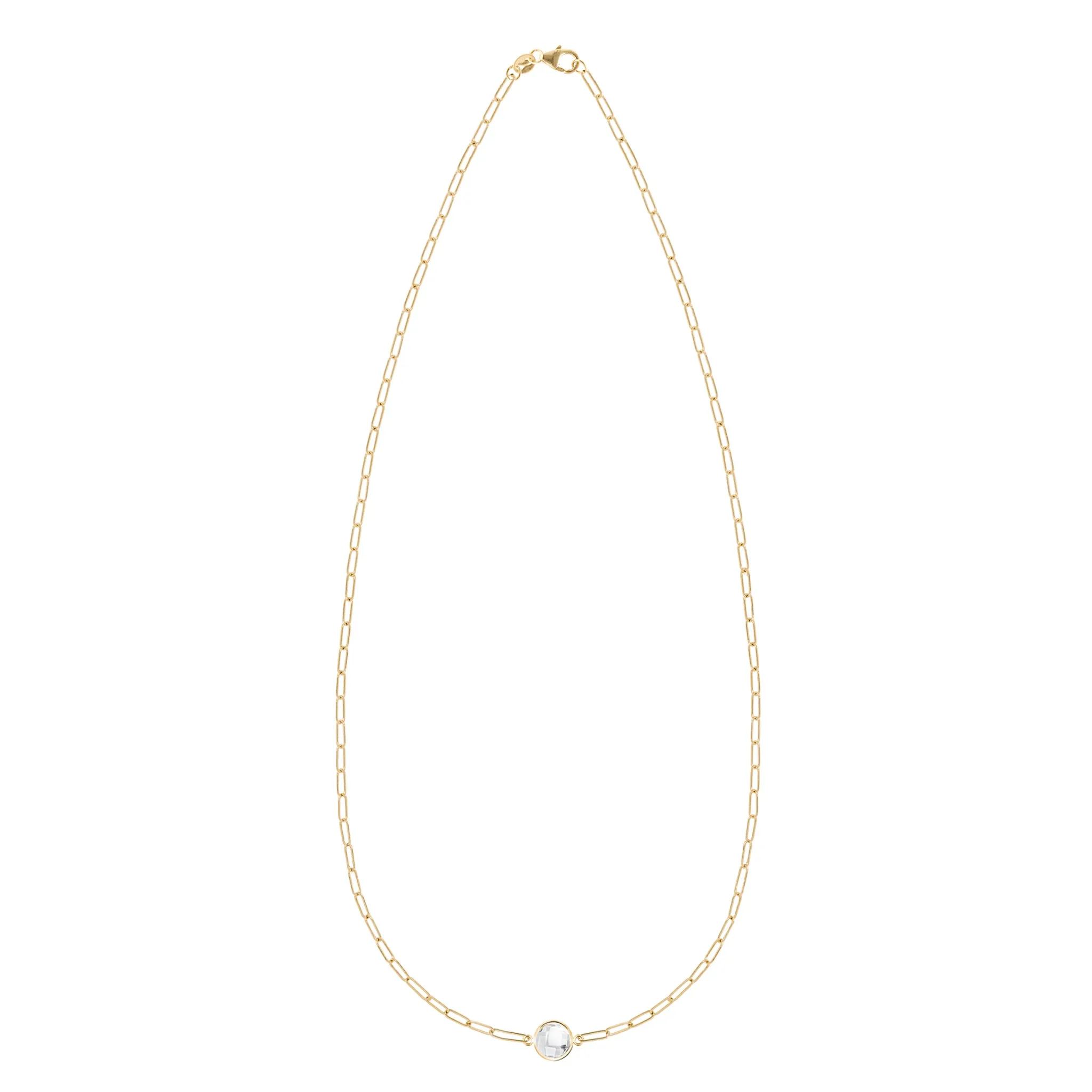 Grand 1 Birthstone Adelaide Mini Necklace in 14k Gold sold by Haverhill product image thumbnail 4