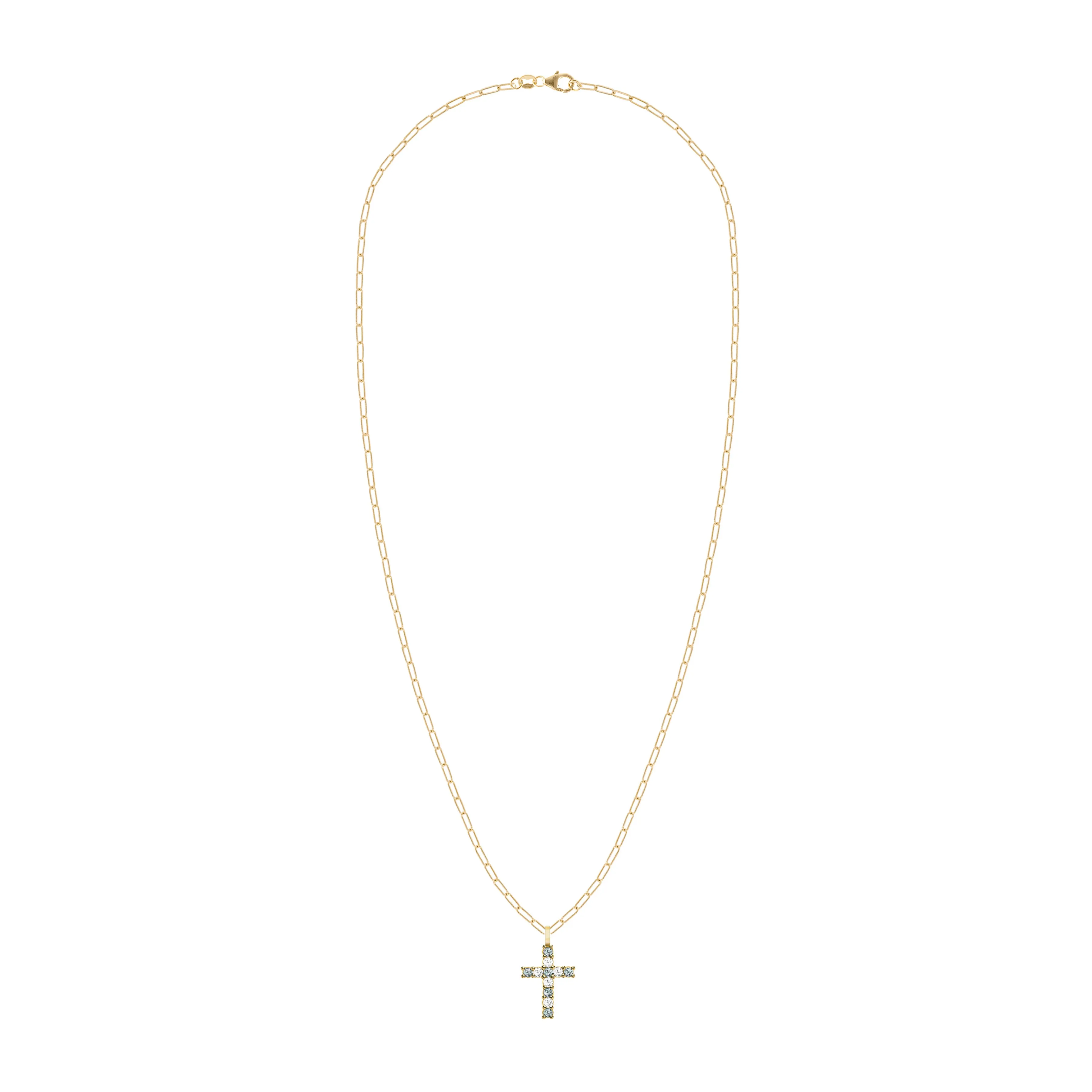 Rosecliff Cross Diamond & Alexandrite Pendant in 14k Gold (June) sold by Haverhill product image thumbnail 4