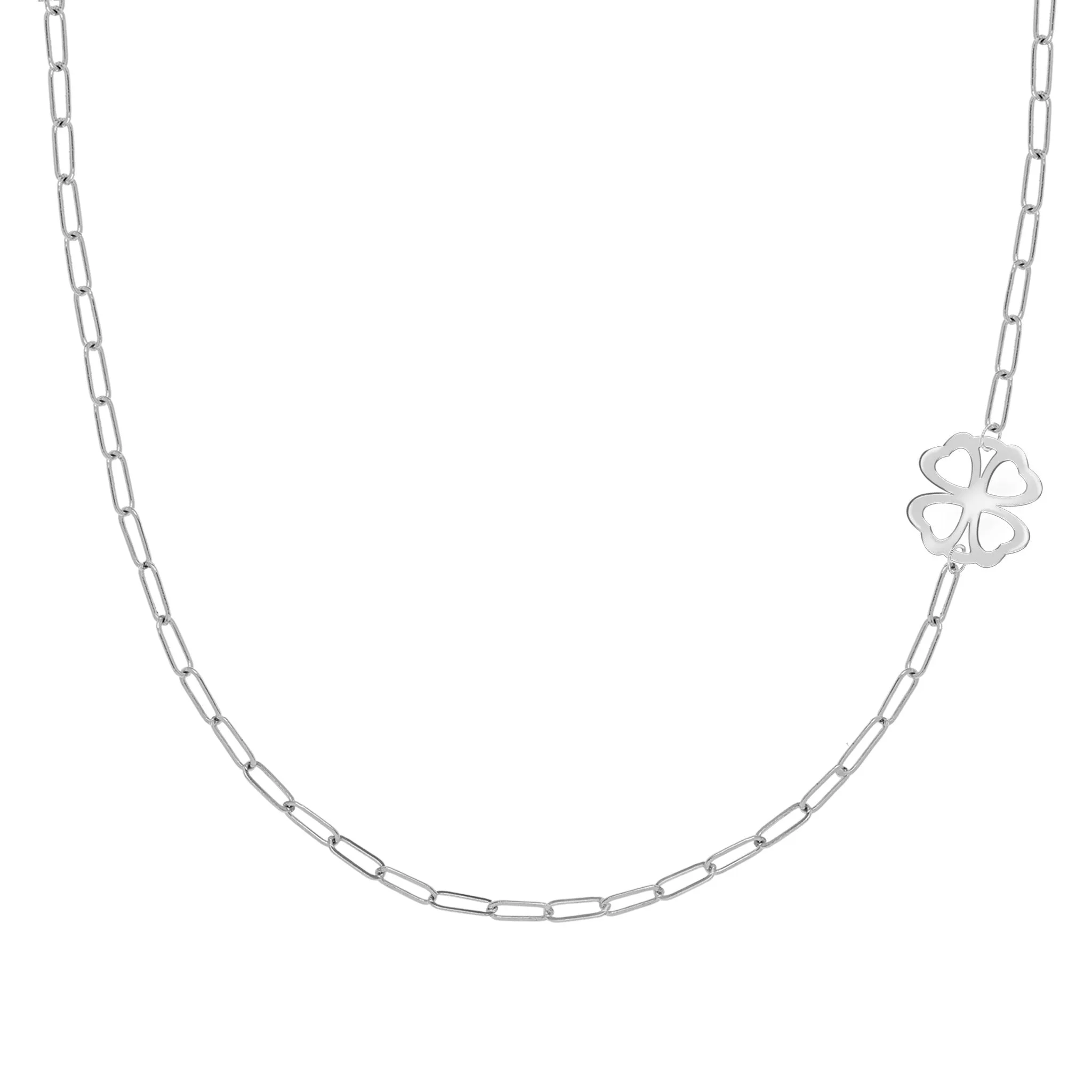 Clover Adelaide Mini Necklace in 14k Gold sold by Haverhill product image thumbnail 5