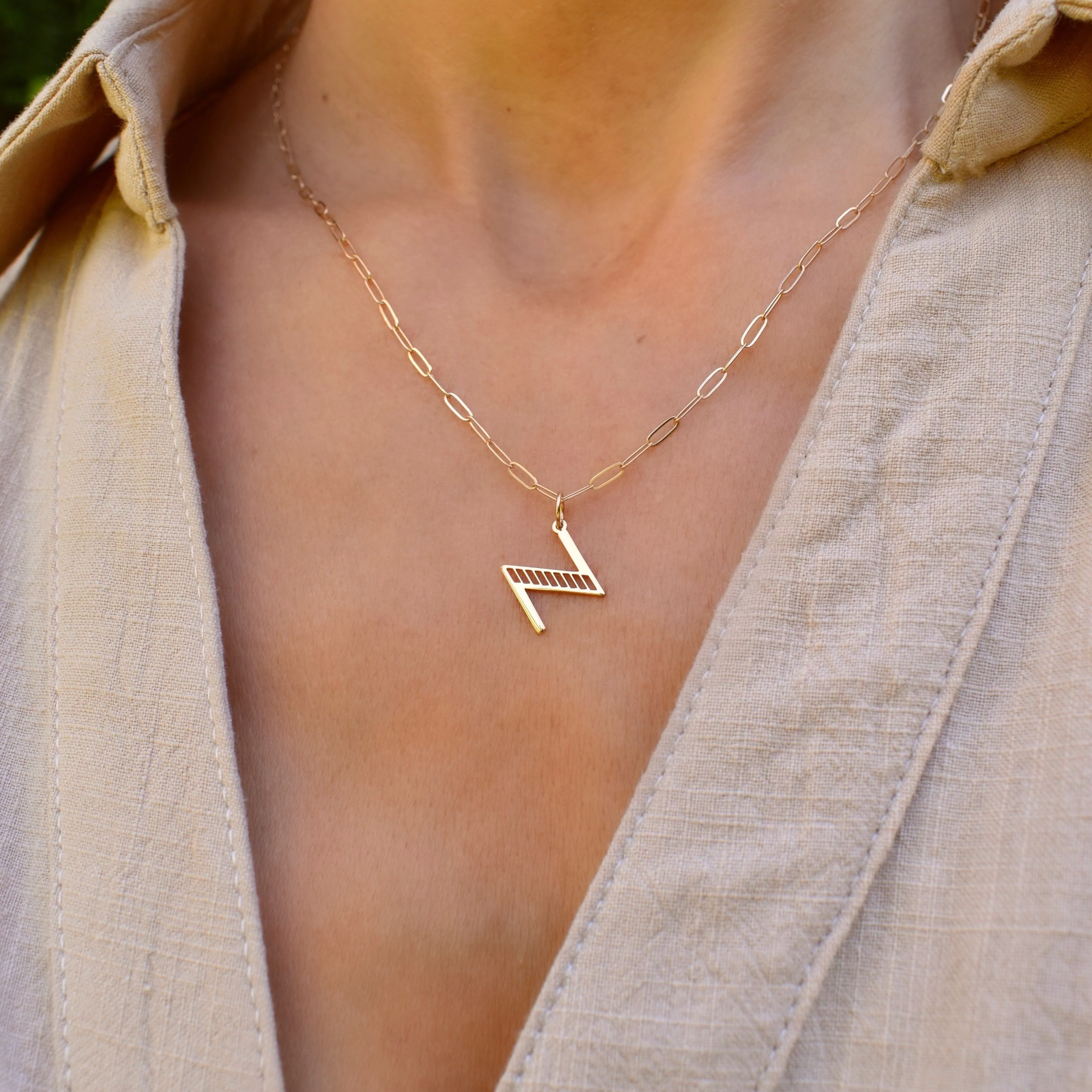 Essex Letter Z Pendant in 14k Gold sold by Haverhill product image thumbnail 2