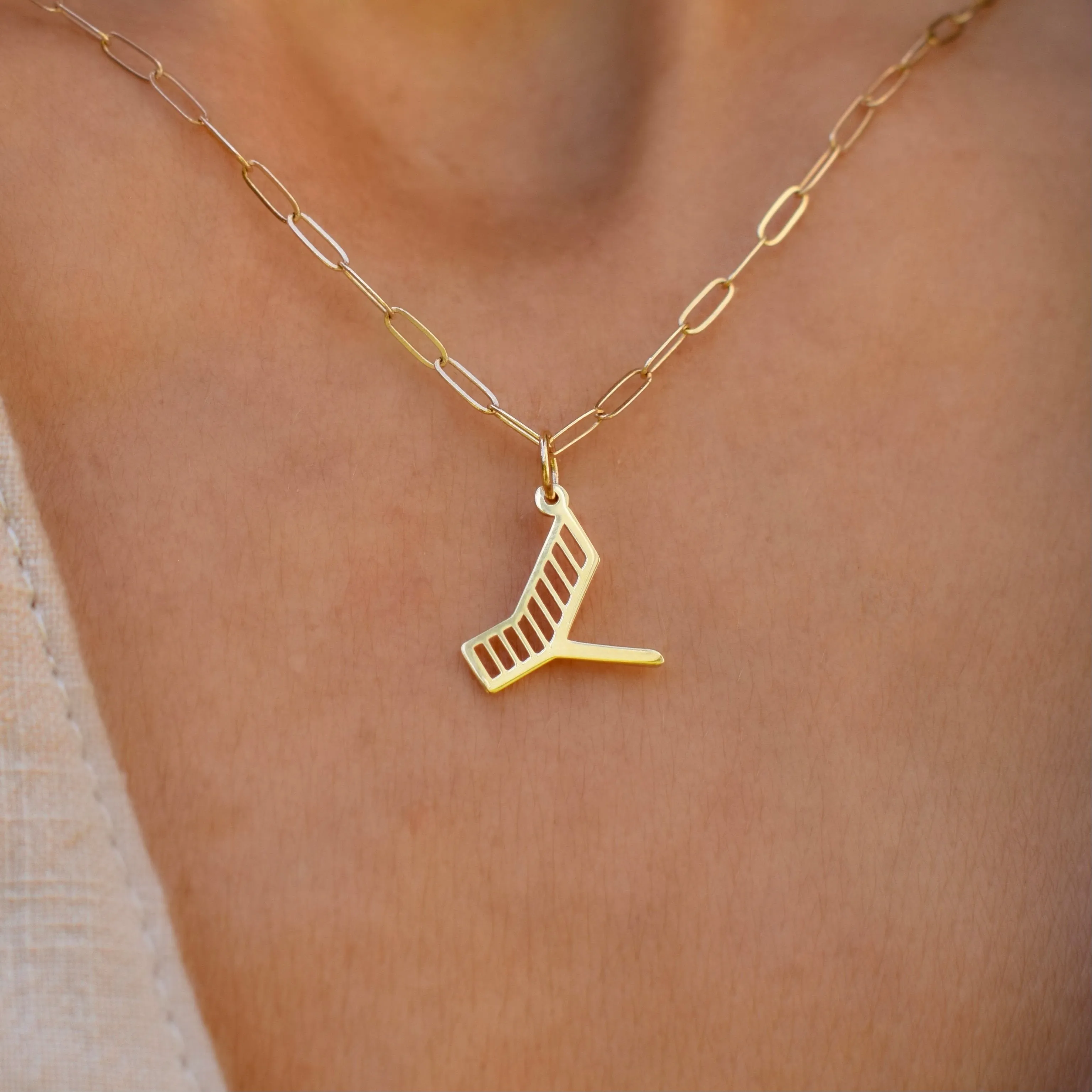 Essex Letter Y Pendant in 14k Gold sold by Haverhill product image thumbnail 3