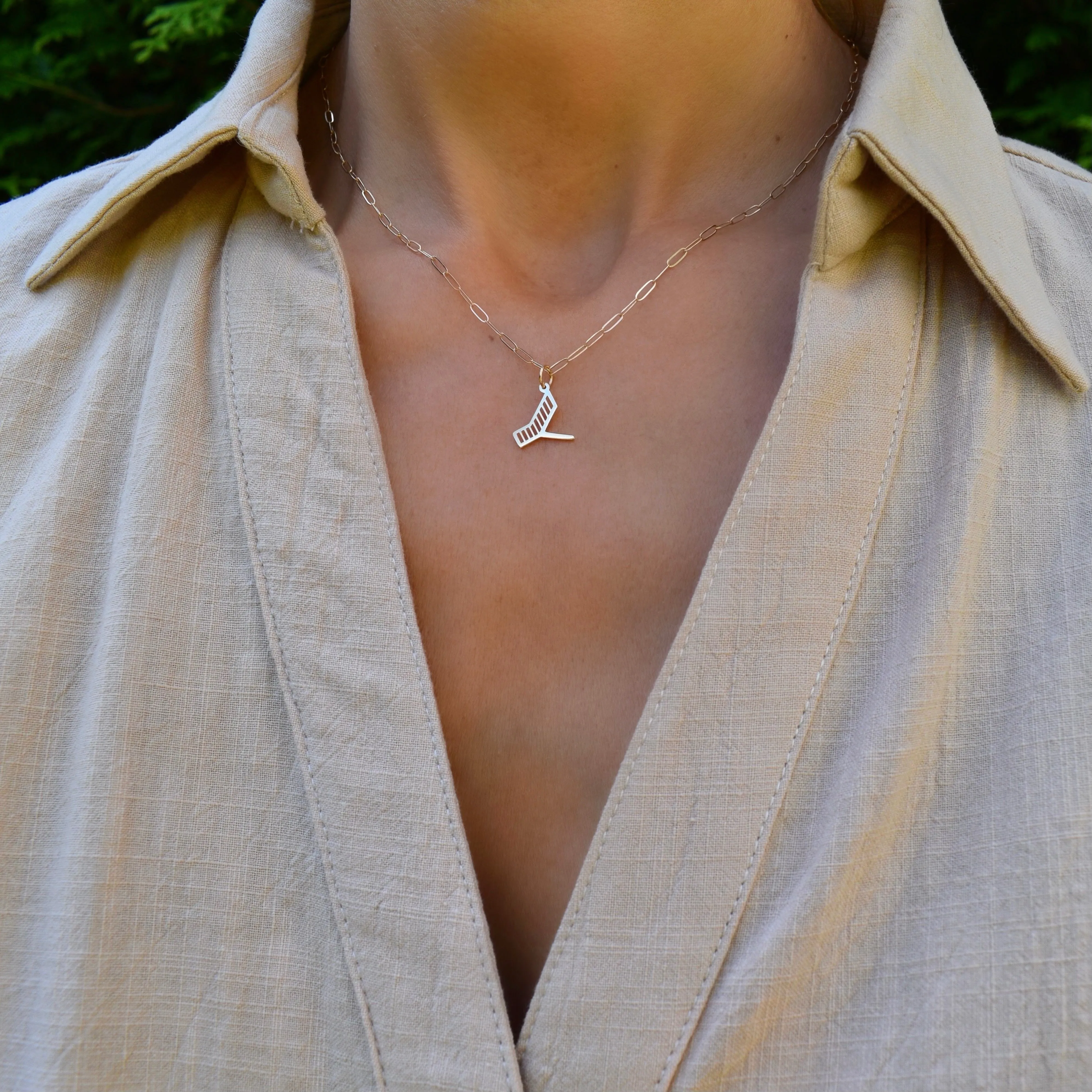 Essex Letter Y Pendant in 14k Gold sold by Haverhill product image thumbnail 2