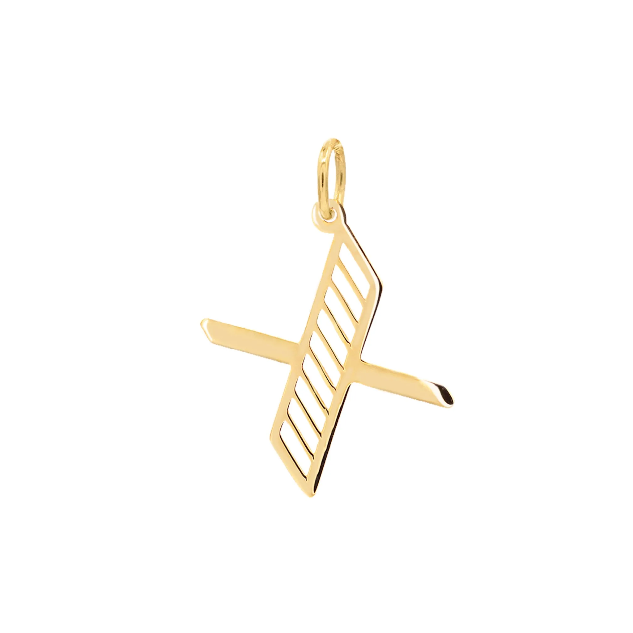 Essex Letter X Pendant in 14k Gold sold by Haverhill