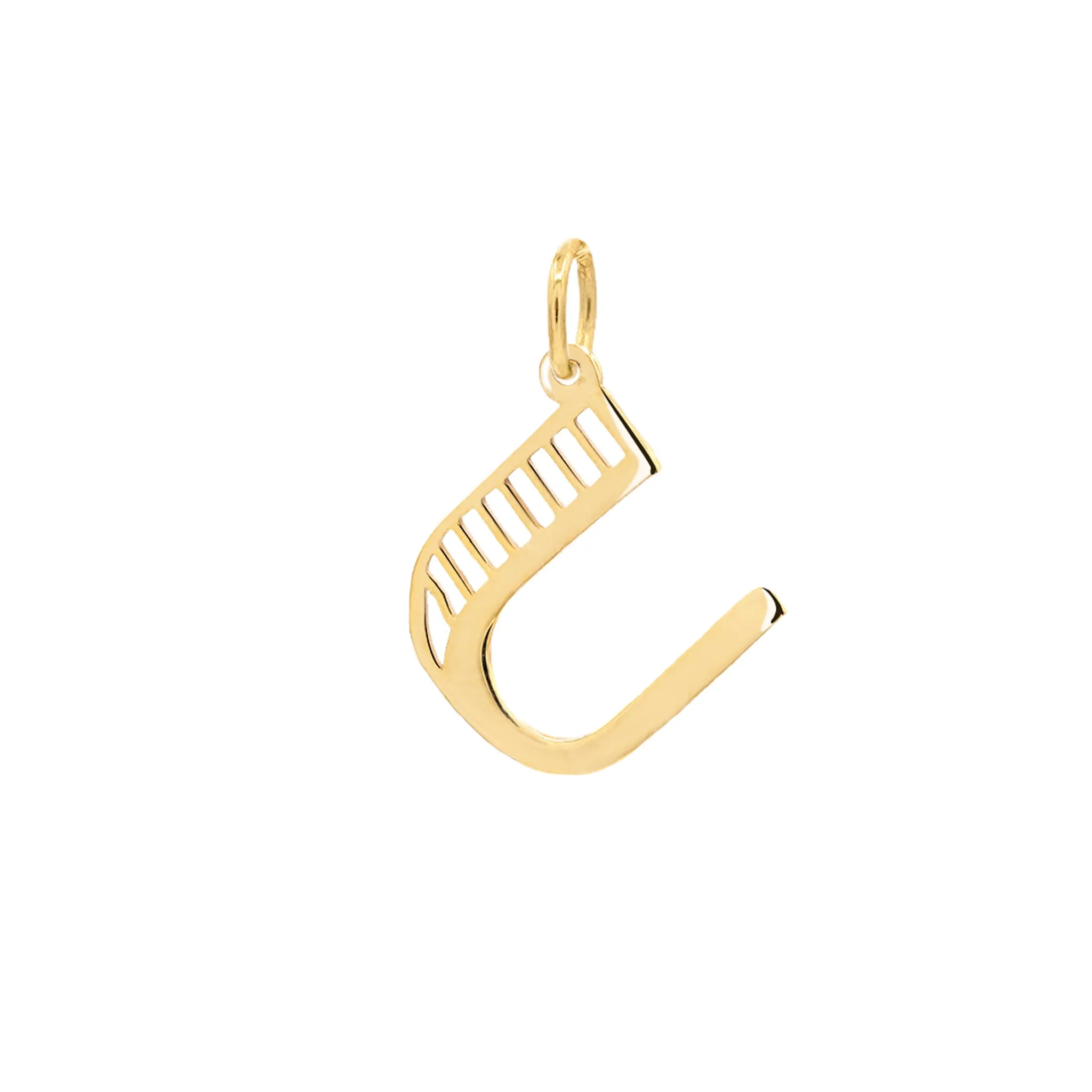 Essex Letter U Pendant in 14k Gold sold by Haverhill