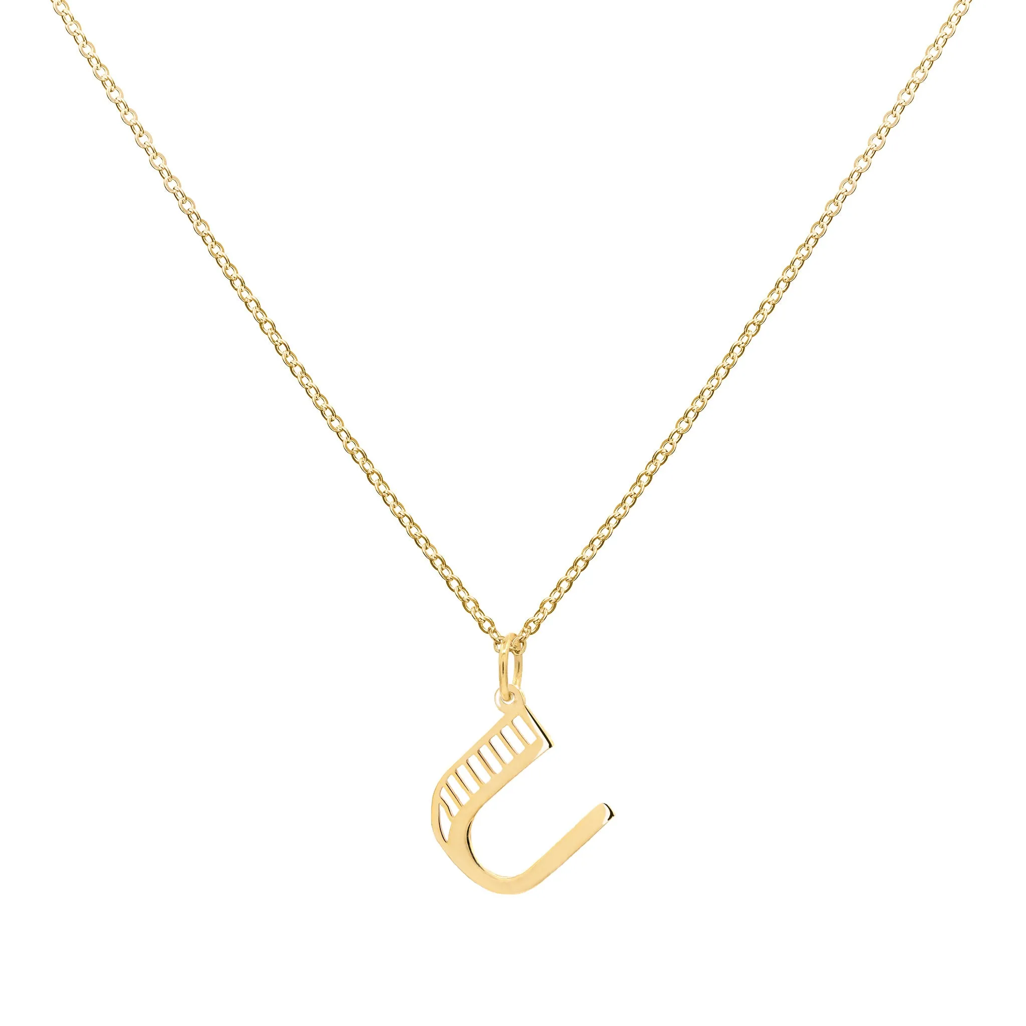 Essex Letter U Pendant in 14k Gold sold by Haverhill product image thumbnail 4