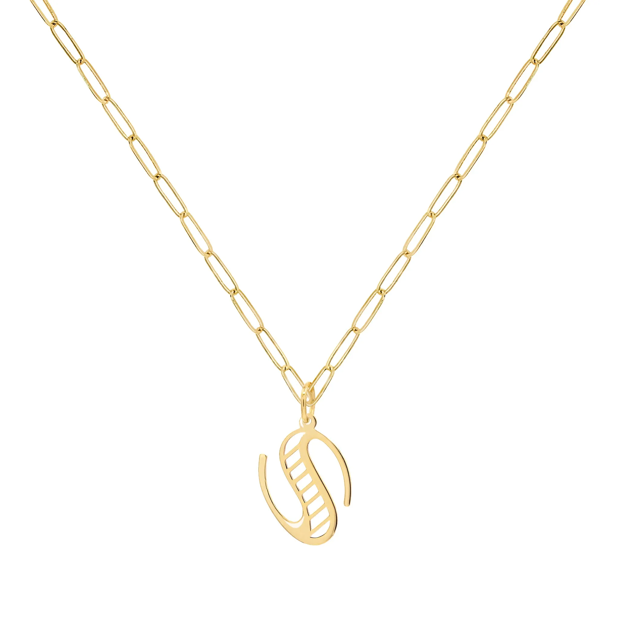 Essex Letter S Pendant in 14k Gold sold by Haverhill product image thumbnail 5