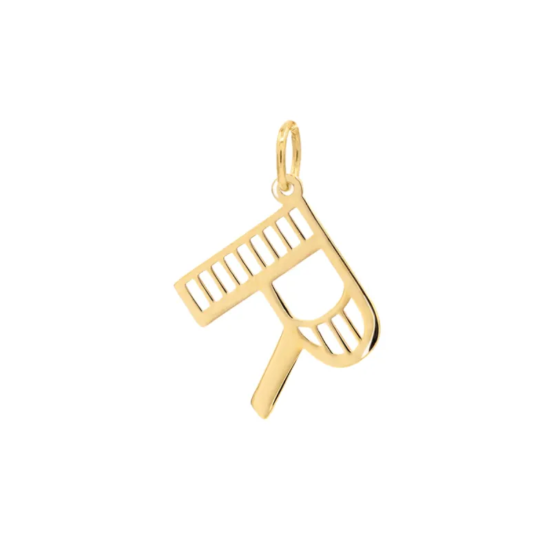 Essex Letter R Pendant in 14k Gold sold by Haverhill