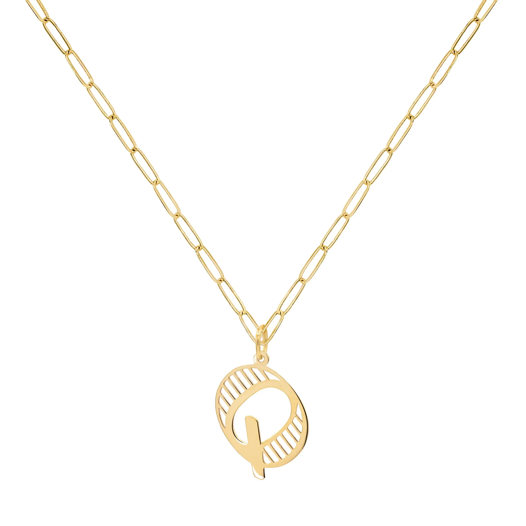 Essex Letter Q Pendant in 14k Gold sold by Haverhill product image thumbnail 5