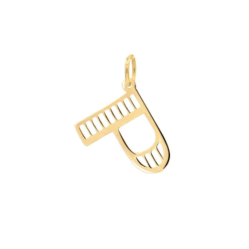 Essex Letter P Pendant in 14k Gold sold by Haverhill
