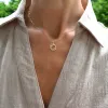 Essex Letter O Pendant in 14k Gold sold by Haverhill
