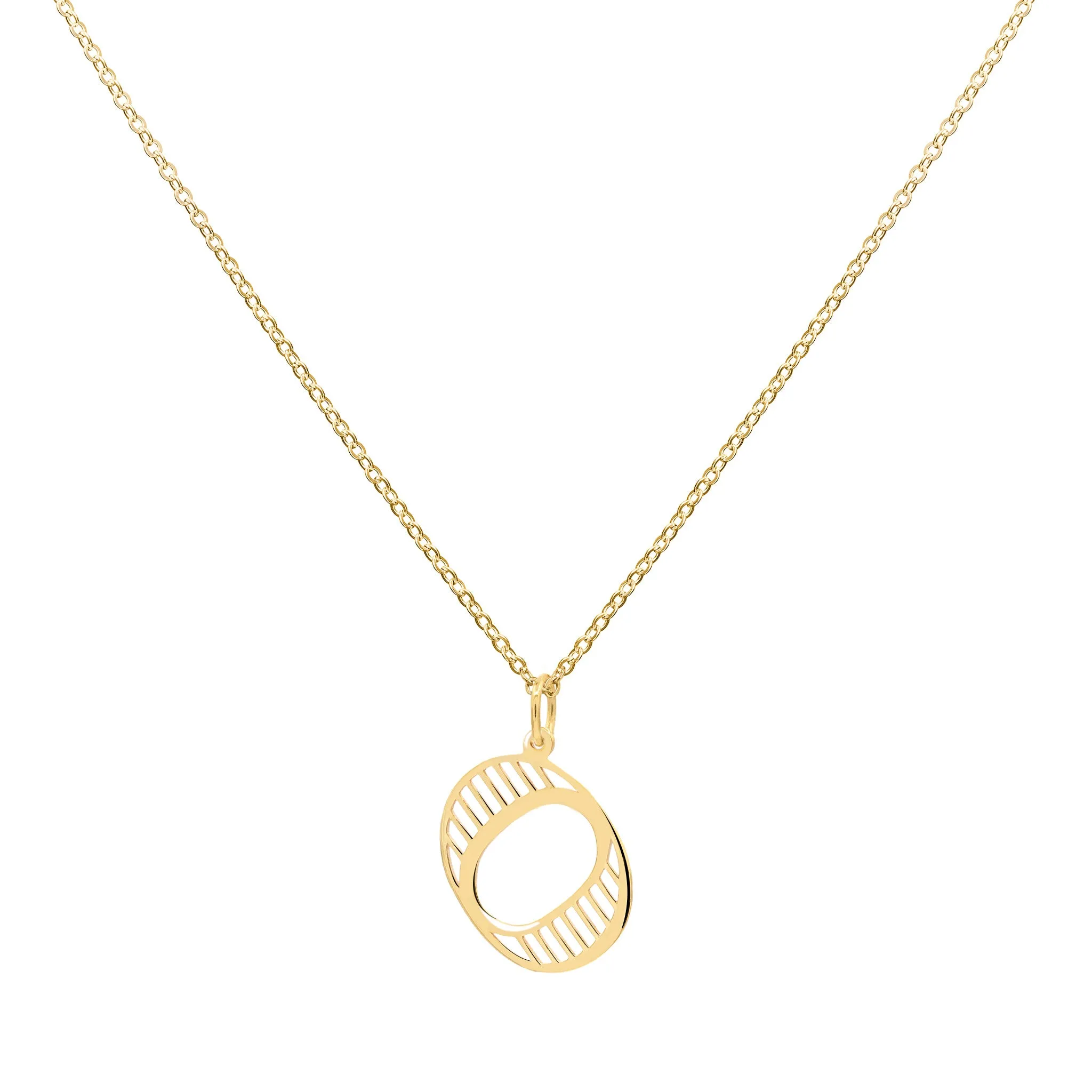 Essex Letter O Pendant in 14k Gold sold by Haverhill product image thumbnail 4