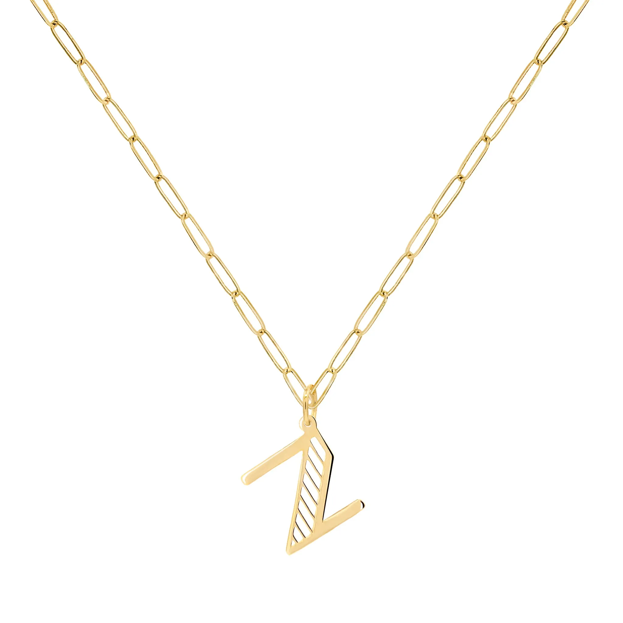 Essex Letter N Pendant in 14k Gold sold by Haverhill product image thumbnail 5
