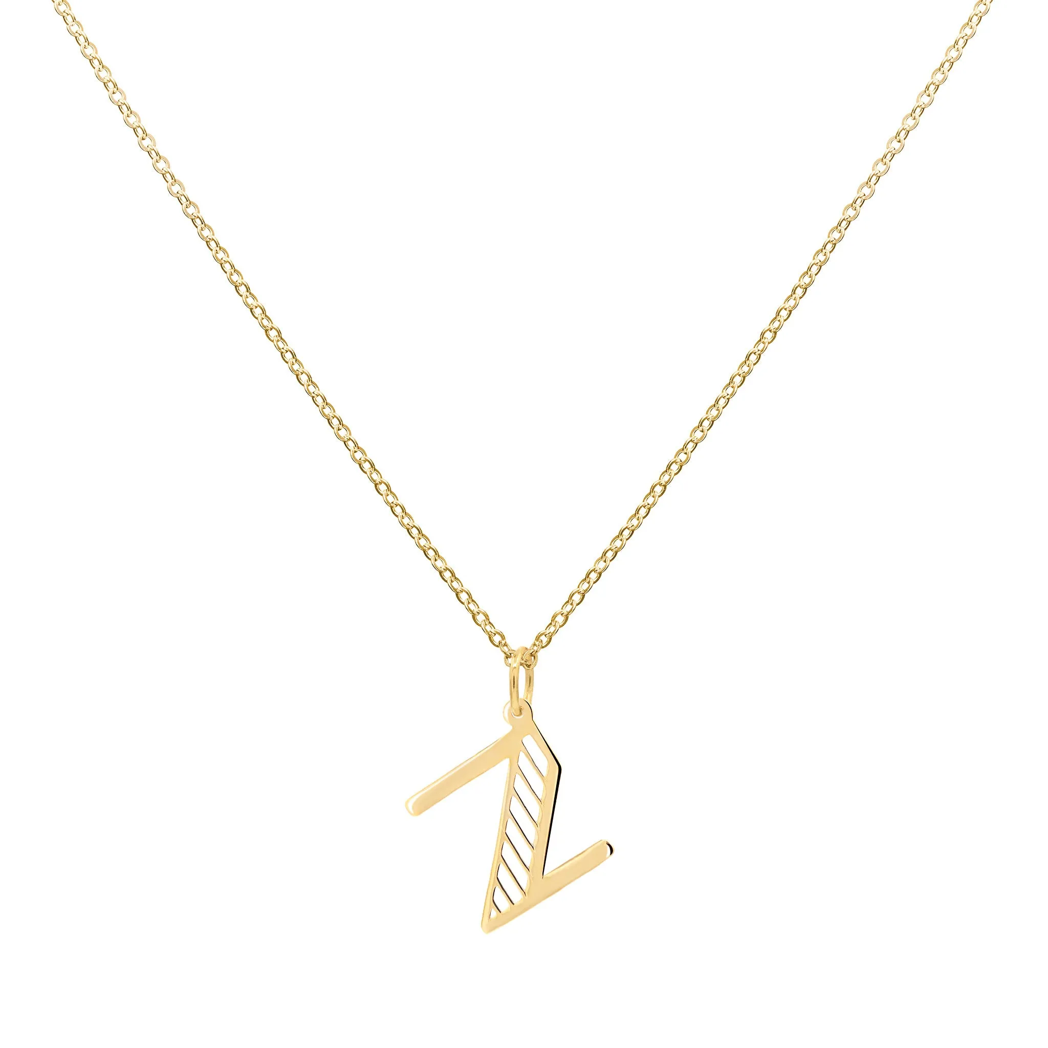 Essex Letter N Pendant in 14k Gold sold by Haverhill product image thumbnail 4