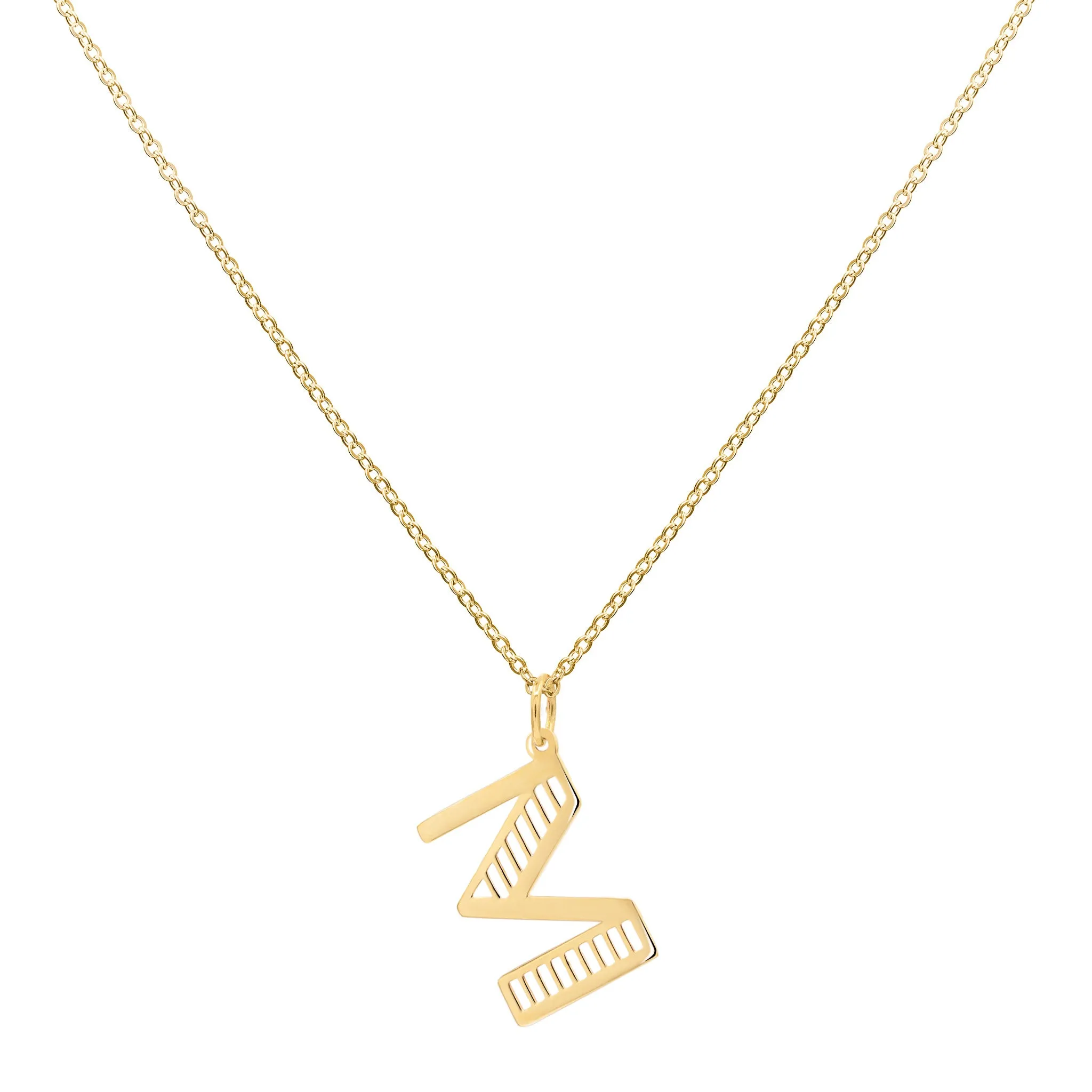 Essex Letter M Pendant in 14k Gold sold by Haverhill product image thumbnail 4