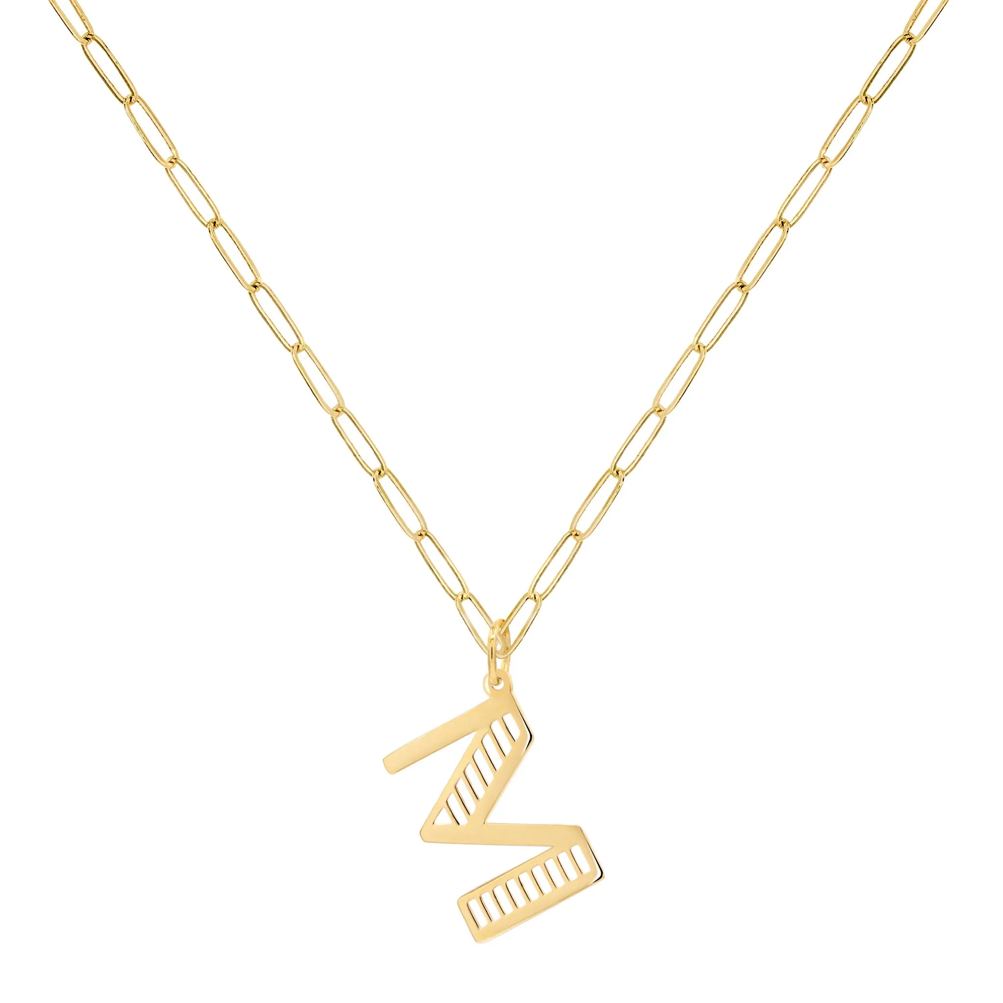 Essex Letter M Pendant in 14k Gold sold by Haverhill product image thumbnail 5